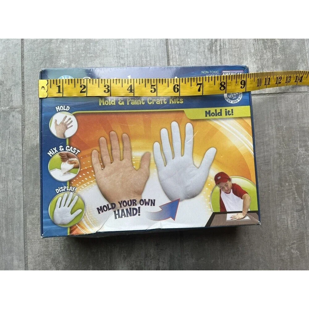 Smithsonian Mold & Paint Craft Kits Mold Your Own HAND Learning Science Art NEW